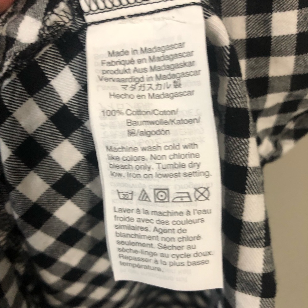 J. Crew plaid gingham drop waist dress in size medium - Picture 5 of 6